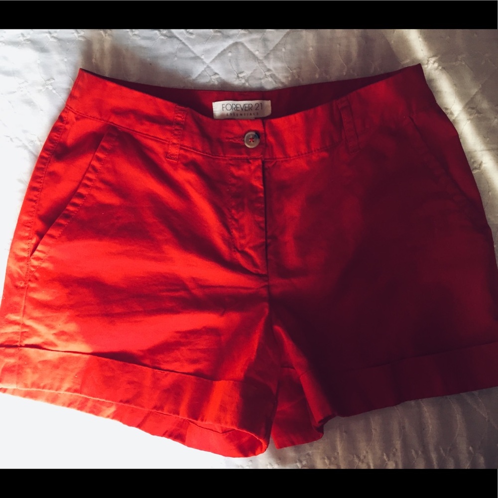 Red shorts